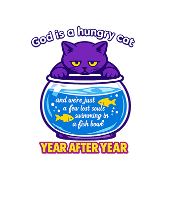 Hungry Cat Fish Bowl