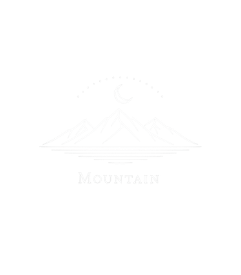 Minimalist Mountain Moon