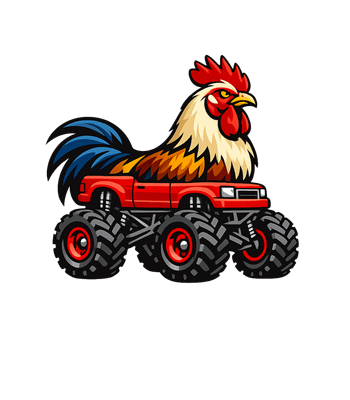 Rooster Monster Truck