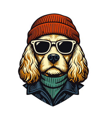 Cool Dog Beanie