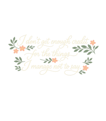 Credit For Unsaid Things