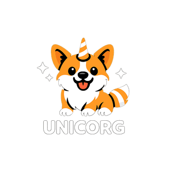Cute Unicorg Dog