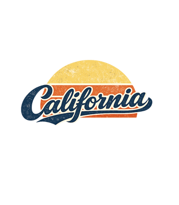 Retro California Sunset
