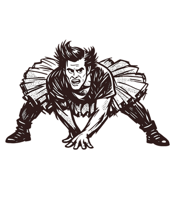 Ace Ventura Hike: Gridiron Tutu Adventure T-shirt