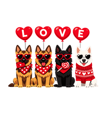 Dog Love Valentine