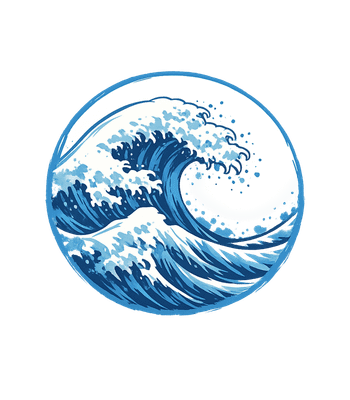 Stylized Ocean Wave