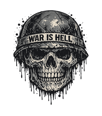 War Is Hell Skull