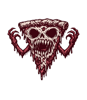 Zombie Pizza Slice