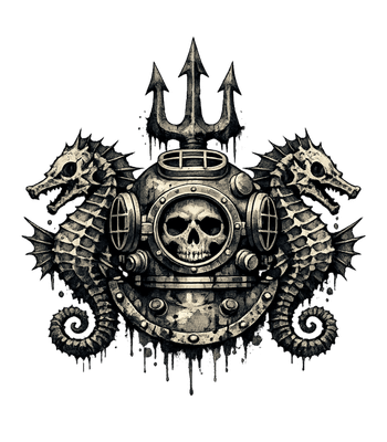 Nautical Skull Diver