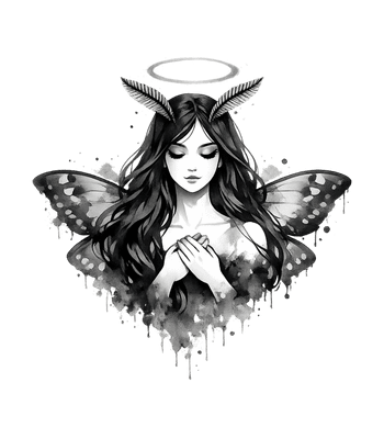 Moth Angel Serenity