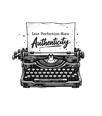 Authenticity Typewriter Message