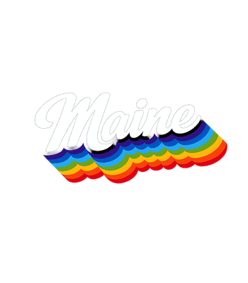 Maine Retro Rainbow