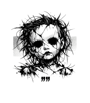 Cracked Doll Portrait