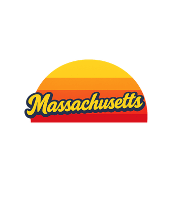 Retro Massachusetts Sunset