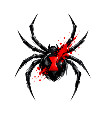 Red Hourglass Spider
