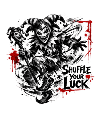 Dancing Joker: Shuffle Your Luck T-shirt