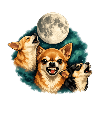 Chihuahua Moon Howl