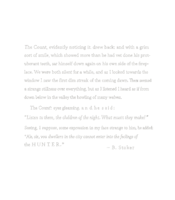 Dracula Hunter Quote