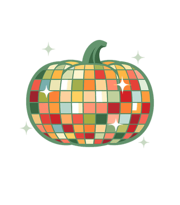 Disco Ball Pumpkin
