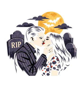 Gothic Graveyard Kiss