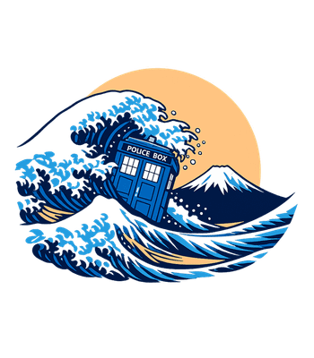 TARDIS Great Wave