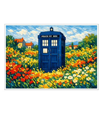 TARDIS Flower Field