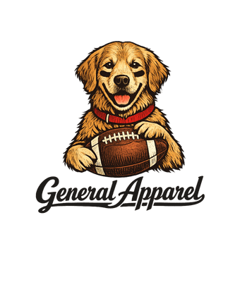 Golden Retriever Football Star