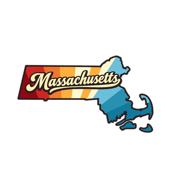 Retro Massachusetts State