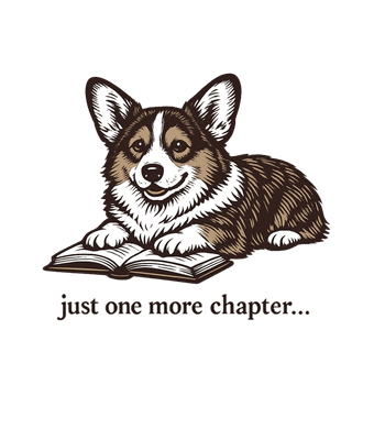 Corgi Book Lover