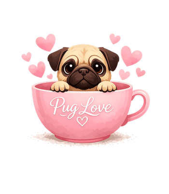 Pug Love Cup