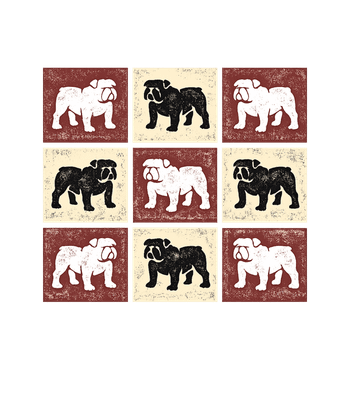 Distressed Bulldog Grid