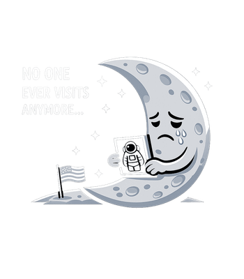 Moon Misses Astronauts