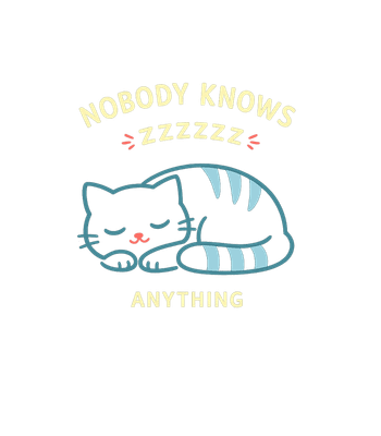 Sleeping Cat Knows Nothing