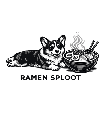 Corgi Ramen Sploot