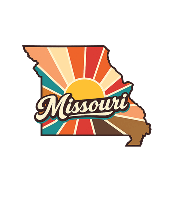 Missouri Retro Art Basic T-Shirt
