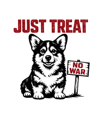 Corgi Just Treat No War
