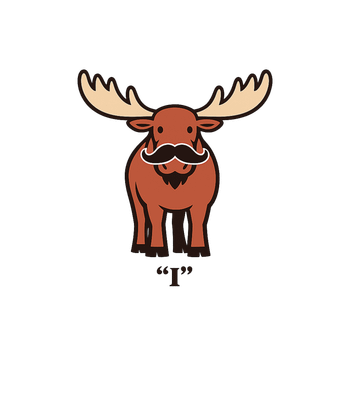Moose Mustache Pun