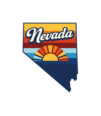 Retro Nevada Sunset