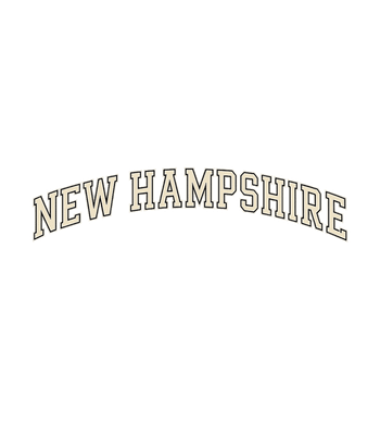 New Hampshire Arched Text