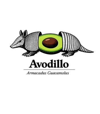 Avodillo Armadillo Avocado Pun