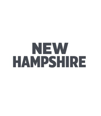 New Hampshire Block Letter Basic T-Shirt