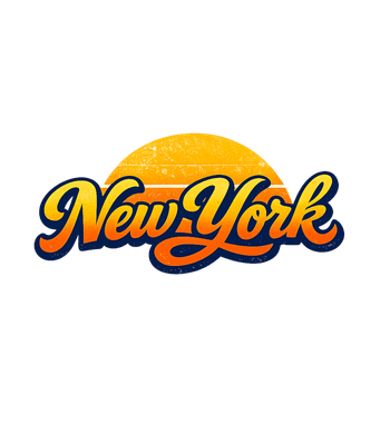 Retro New York Sunset
