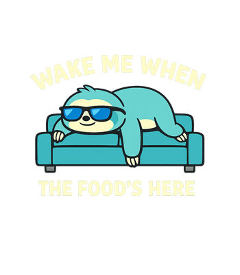 Lazy Sloth Food Lover