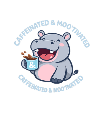 Moo'tivated Coffee Hippo