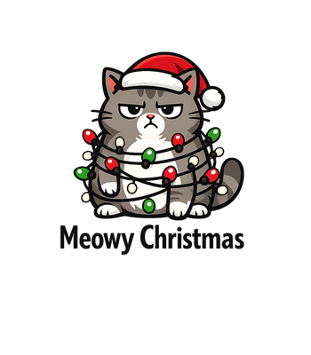 Meowy Christmas Cat