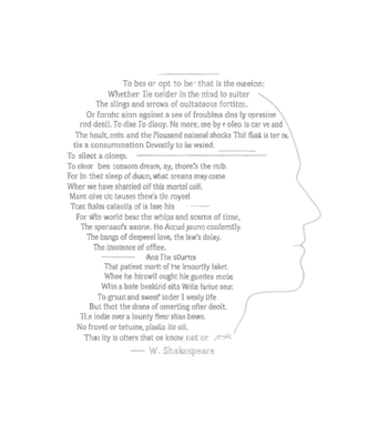 Hamlet Soliloquy Head