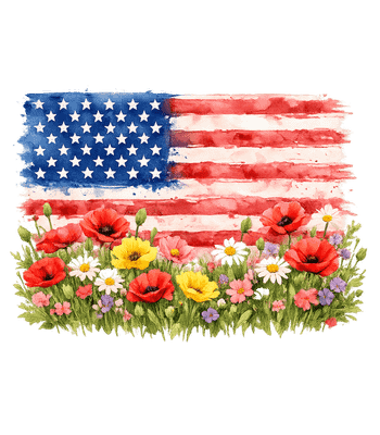 American Flag Wildflowers
