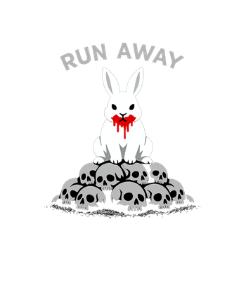 Run Away Bunny Skulls