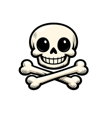 Happy Skull Crossbones