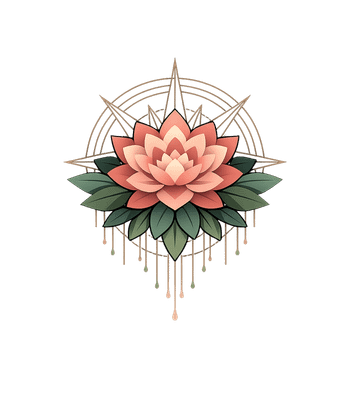 Geometric Lotus Bloom